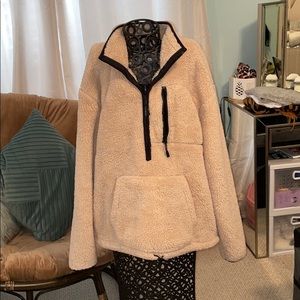 cozy fleece sweater